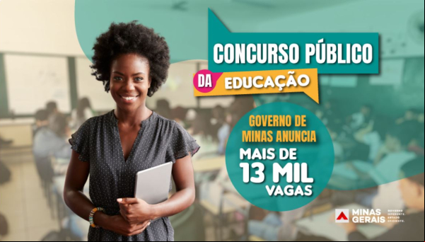 Governo de Minas anuncia concurso público com quase 14 mil vagas para a rede estadual de ensino